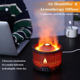 Air Humidifier Aroma Diffuser Volcano Fire Flame