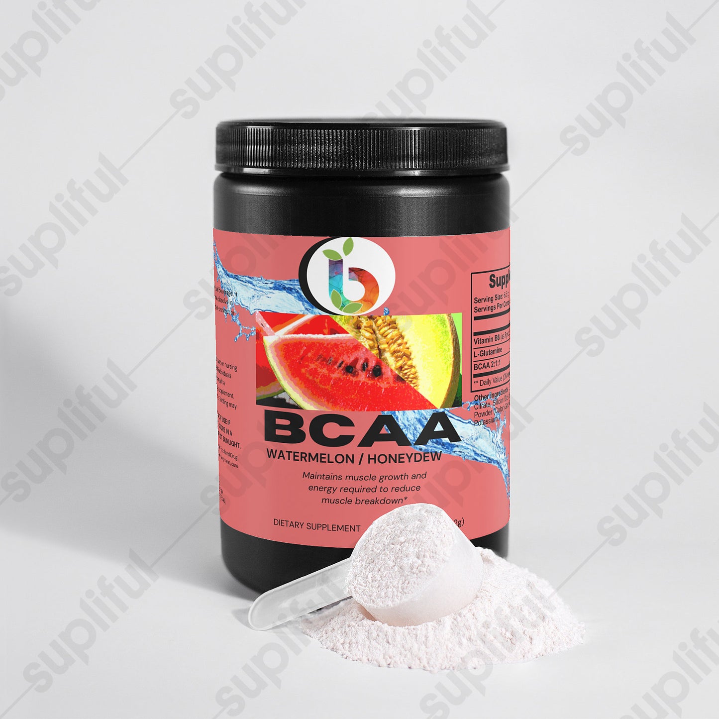 BCAA Post Workout Powder (Watermelon/ Honeydew)